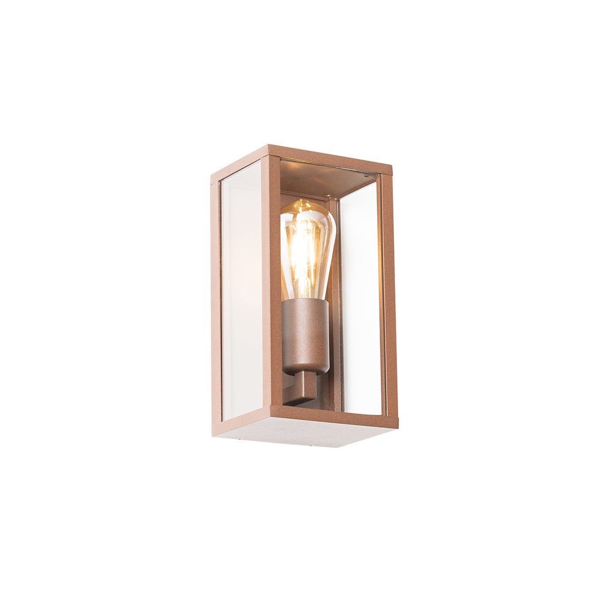 Inteligentny kinkiet rdzawobrązowy 26 cm IP44 z WiFi ST64 - Charlois