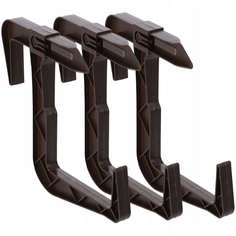 UCHWYT WIESZAK NA DONICZKĘ BALKONOWĄ SKRZYNKĘ HAK DO SKRZYNEK ZESTAW 3 szt