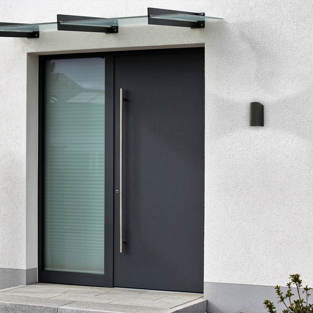 Applique extérieure LED - IP44 - 151x67x92mm - Noir - 3.000K - 2x4,7W - 400lm - non dimmable - B.K.Licht - 5