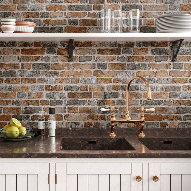 Carrelage effet parement Toulouse terre 31x56 cm - Reflex Boutique