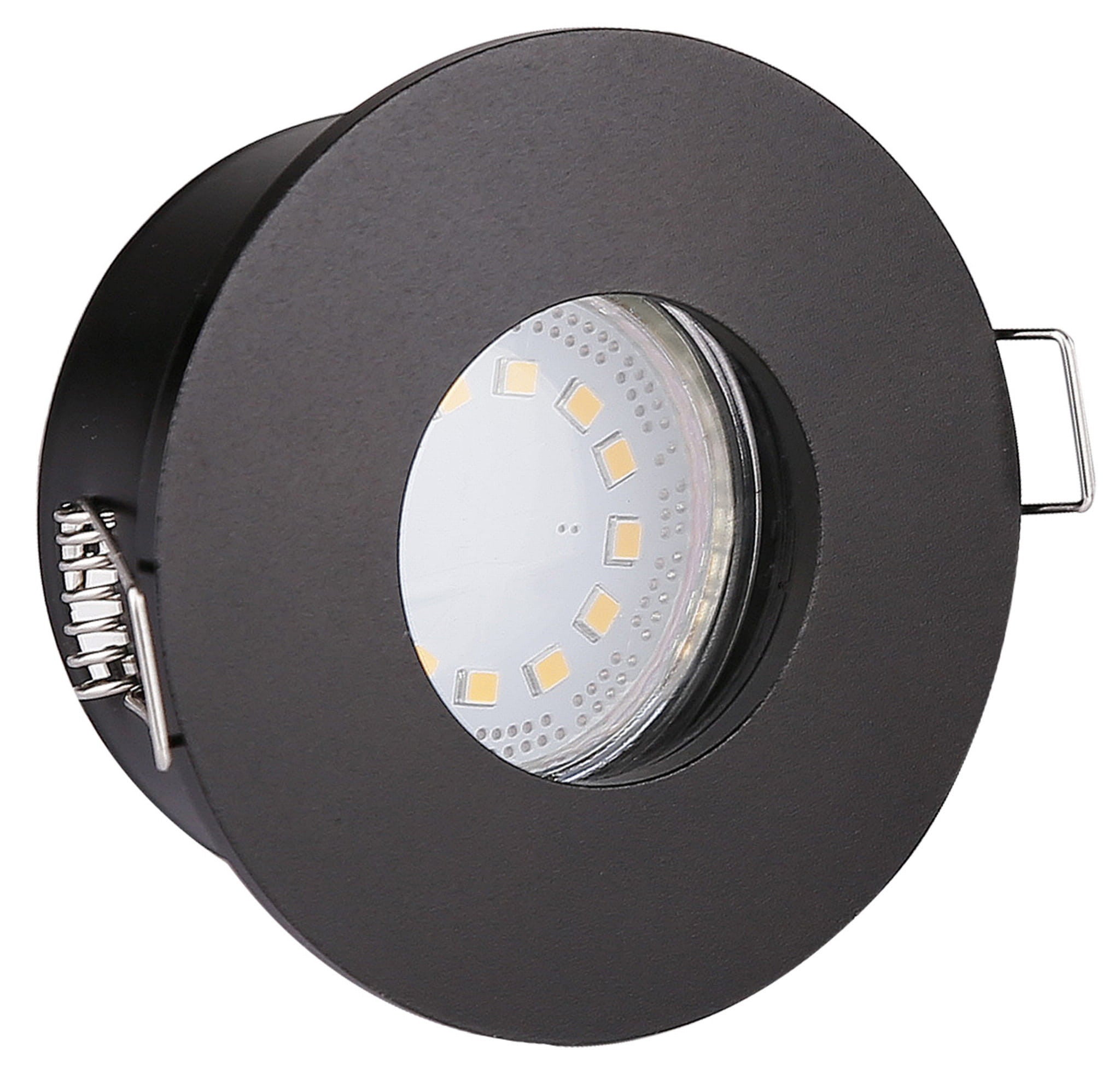 Oprawa sufitowa wpuszczana Sh czarna 1xMR16x50W okrągła IP65 wym: 3,7 x 8,3 x 8,3 cm metal Candellux