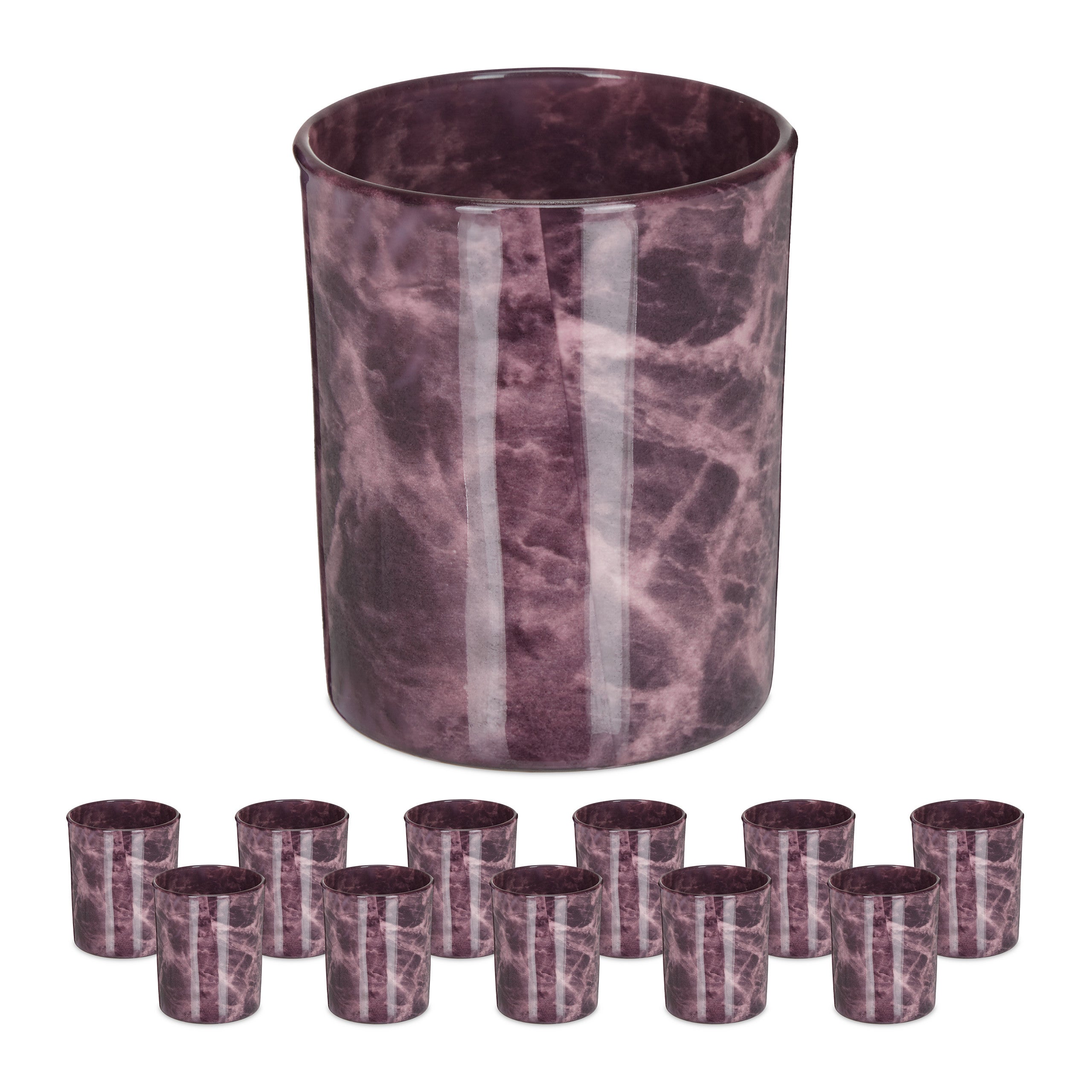 Anniversaire 70 Ans Lot De 12 Photophores "70 Ans" - Décoration Anniversaire Avec Message Lanterne Decorative Table