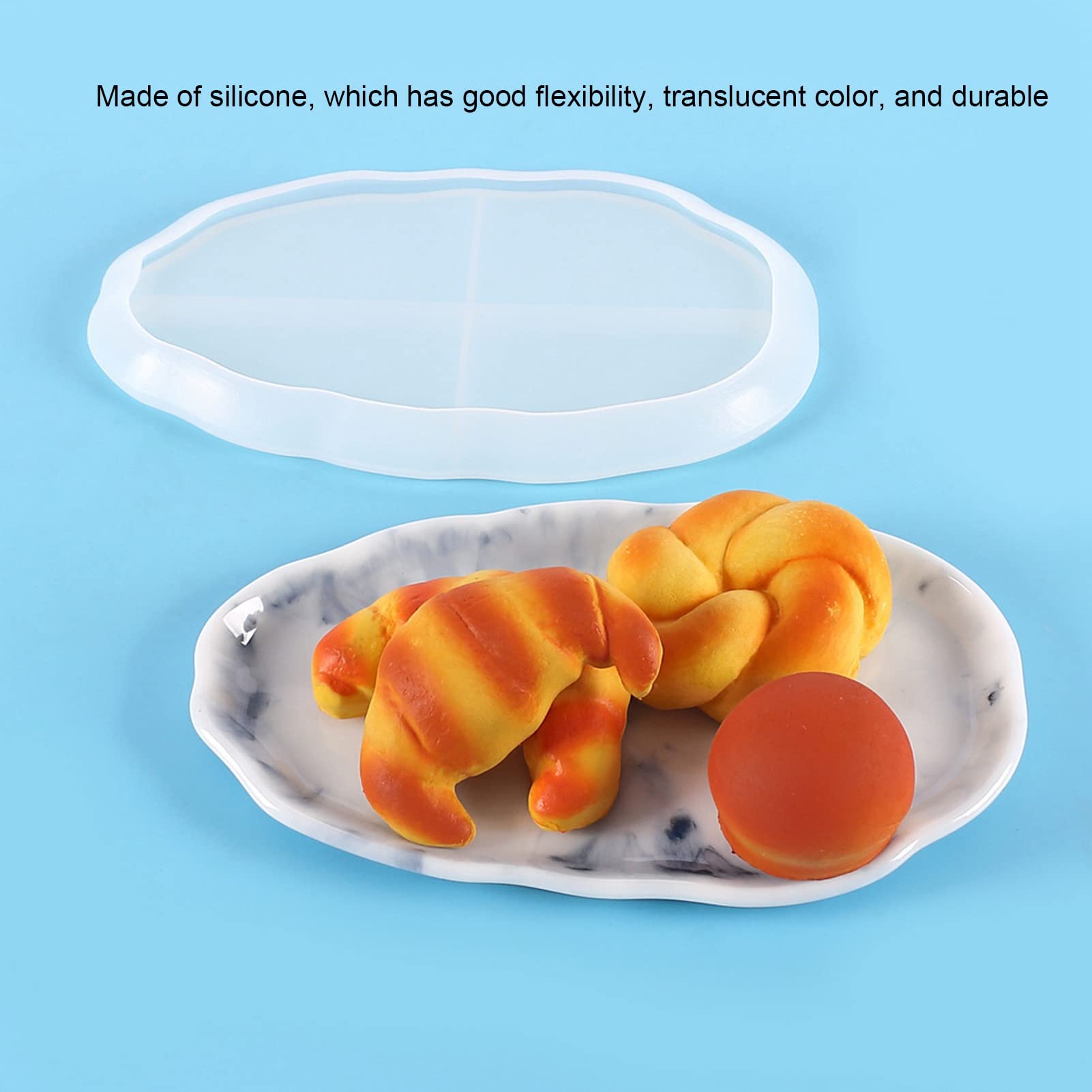 Lot De 5 Moules Ronds En Silicone Avec Support Pour Sous-Verres En Résine Époxy - Kit Bricolage Créatif