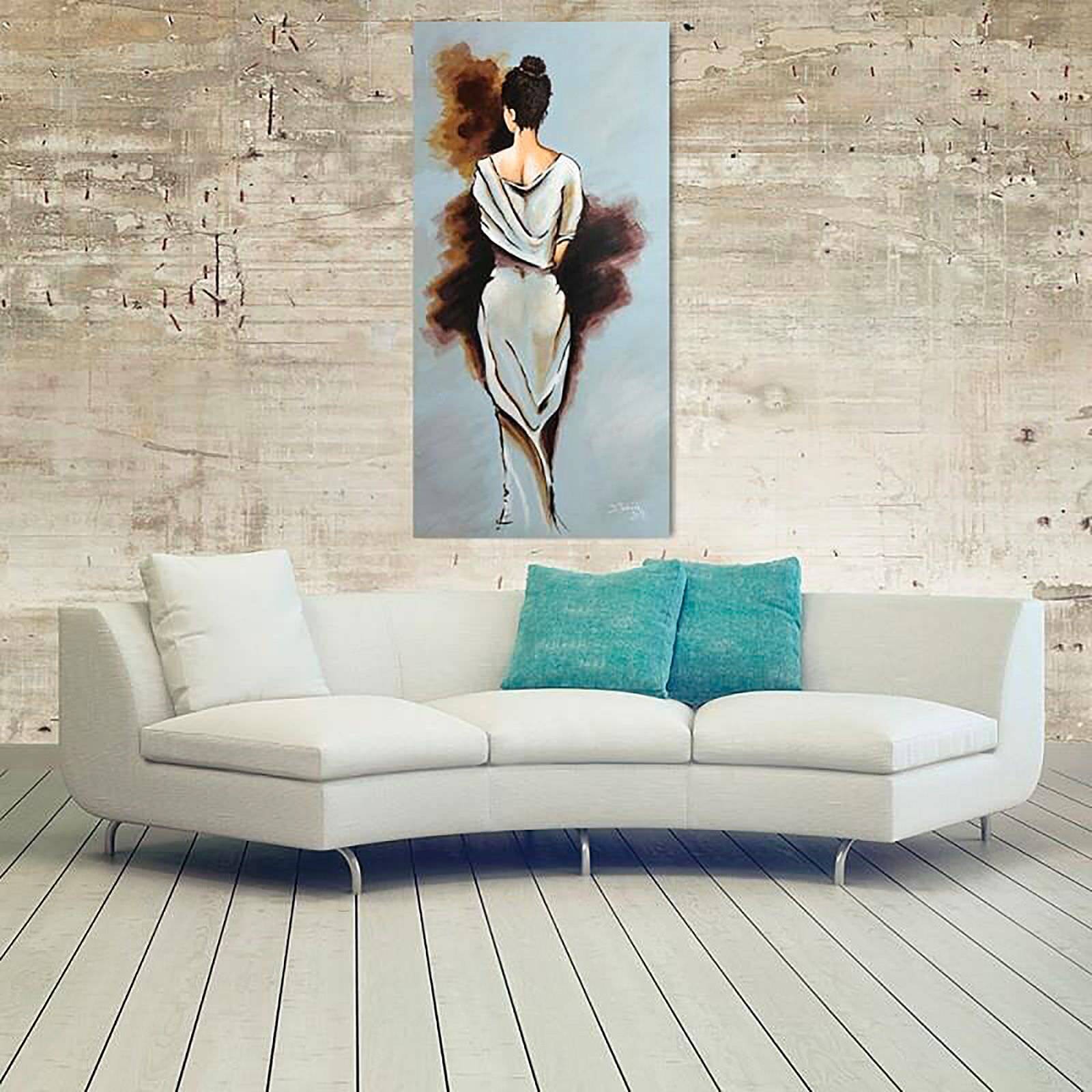 Tableau femme 2 - 25 x 70 cm - 3