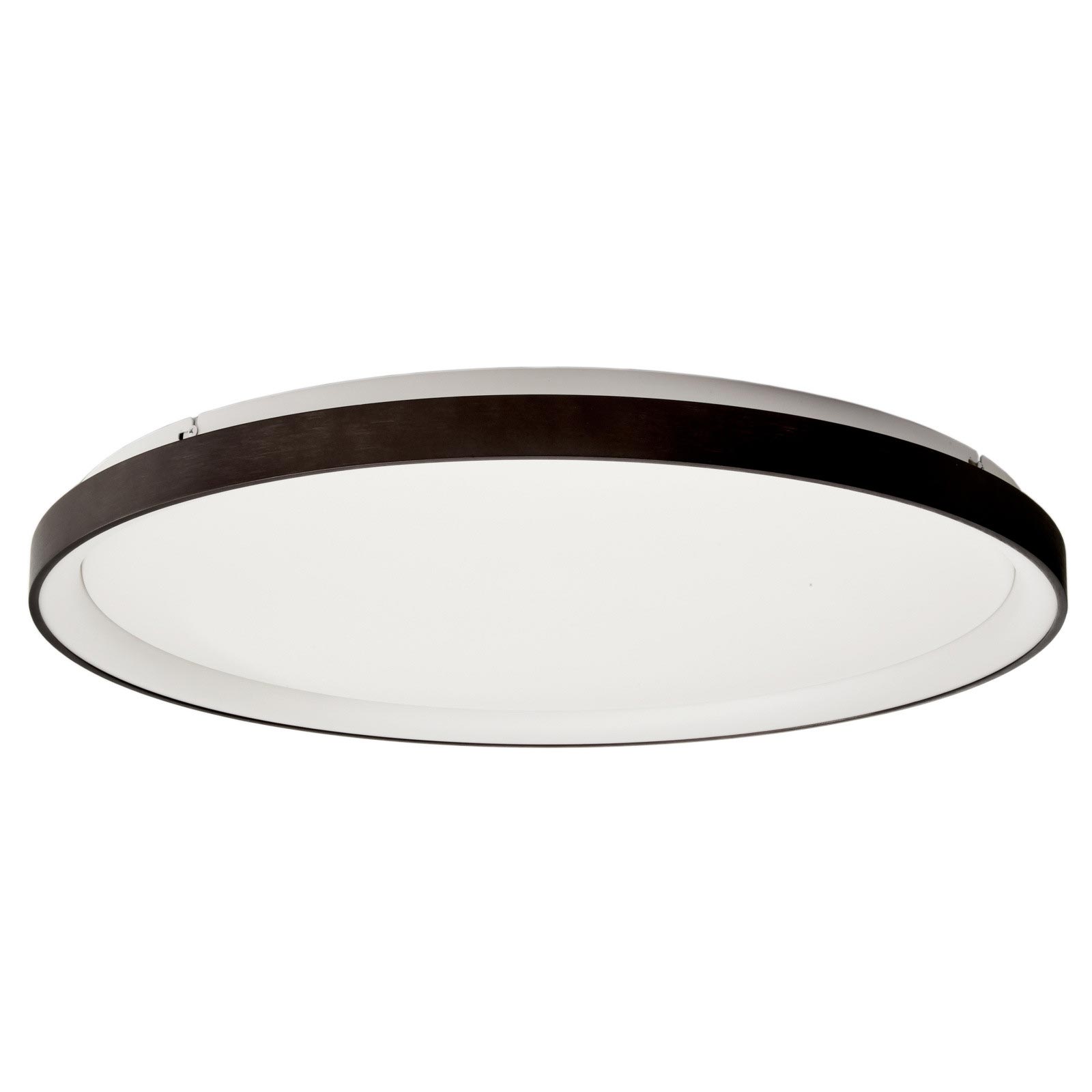 Merope 800 led lámpara de techo redonda 60w cct 3000k 4000k dimmable lámpara 80cm lámpara de techo tienda oficina salón dormitorio 230v color negro