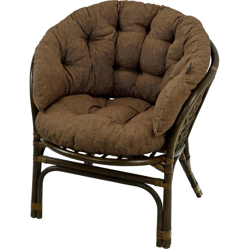 Poduszka na fotel rattanowy rattan AMPO brązowy 1 szt.