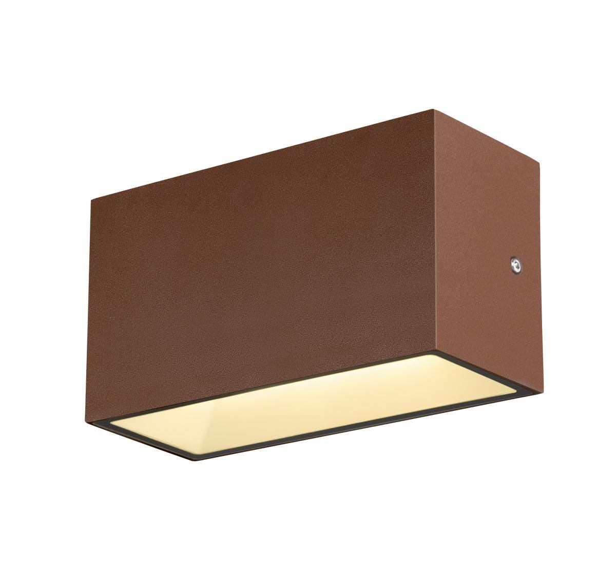 Ip65 Rouille Applique extérieure up/down SITRA M rouille LED 14W CCT IP65 bord de ...