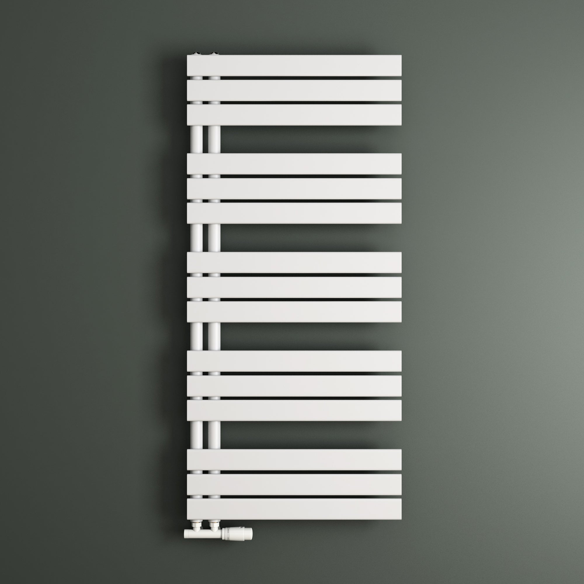 Radiateur Porte-Serviettes à Eau Ocean Blanc 1420x500mm - Non Électrique