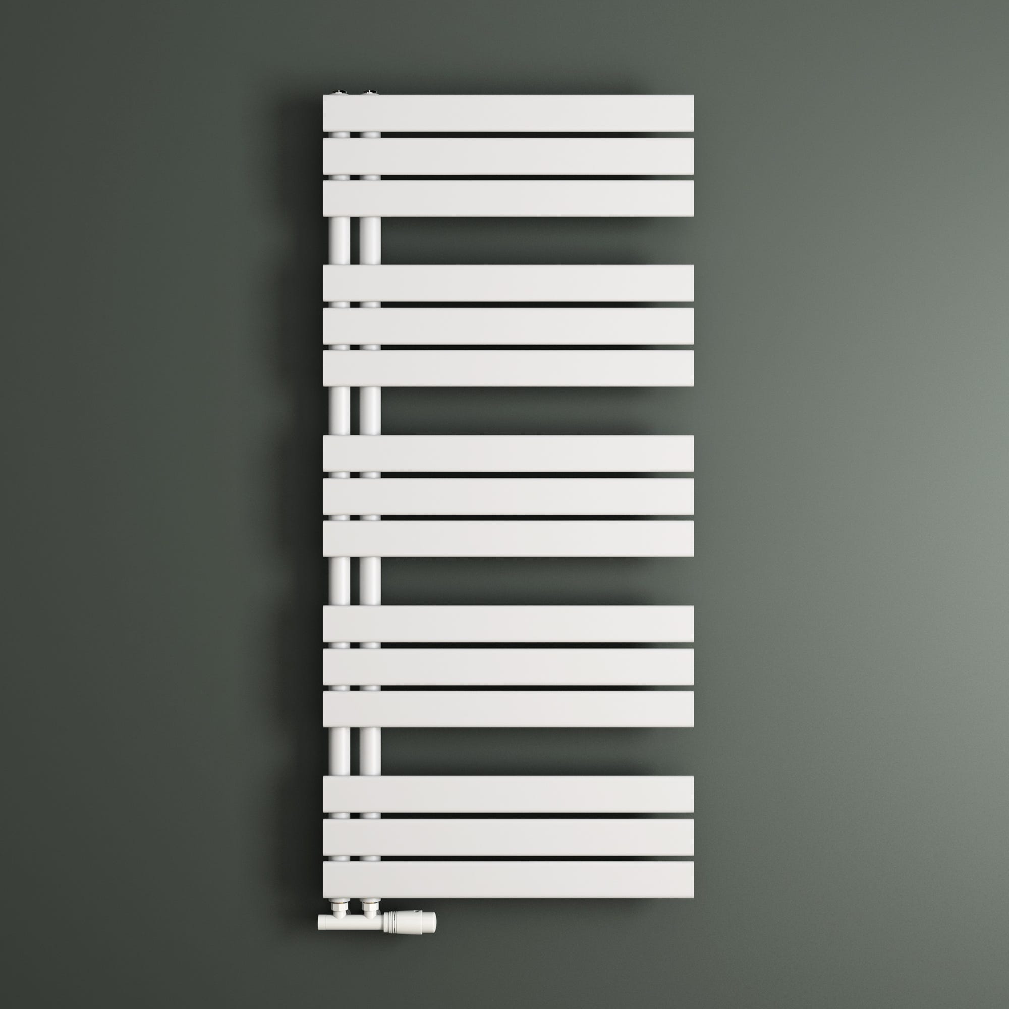 Radiateur Porte-Serviettes à Eau Ocean Blanc 1420x500mm - Non Électrique