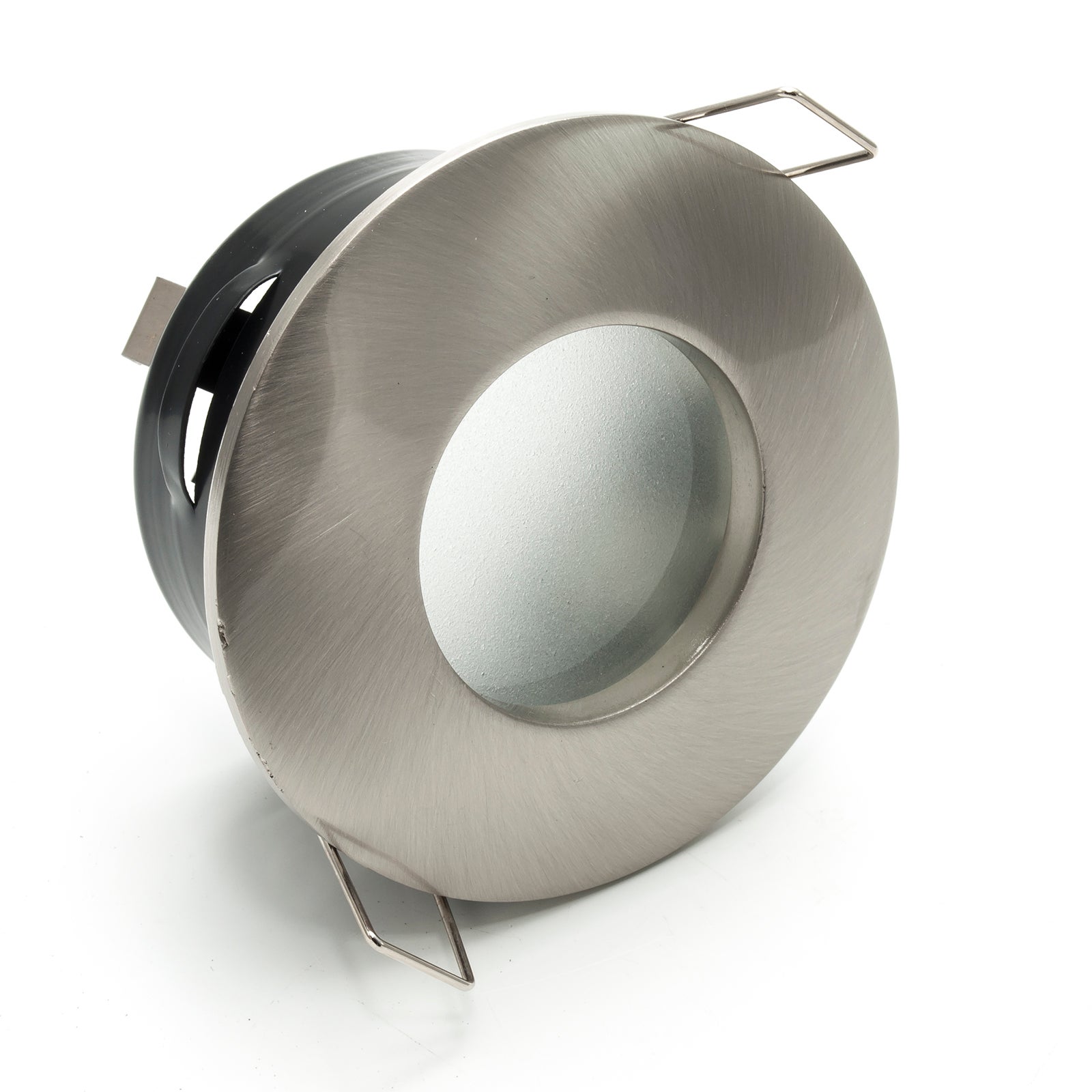 Spot encastré haute protection ip65 argent brossé pour salles humides cabine de douche bain de vapeur sauna extérieur - 2