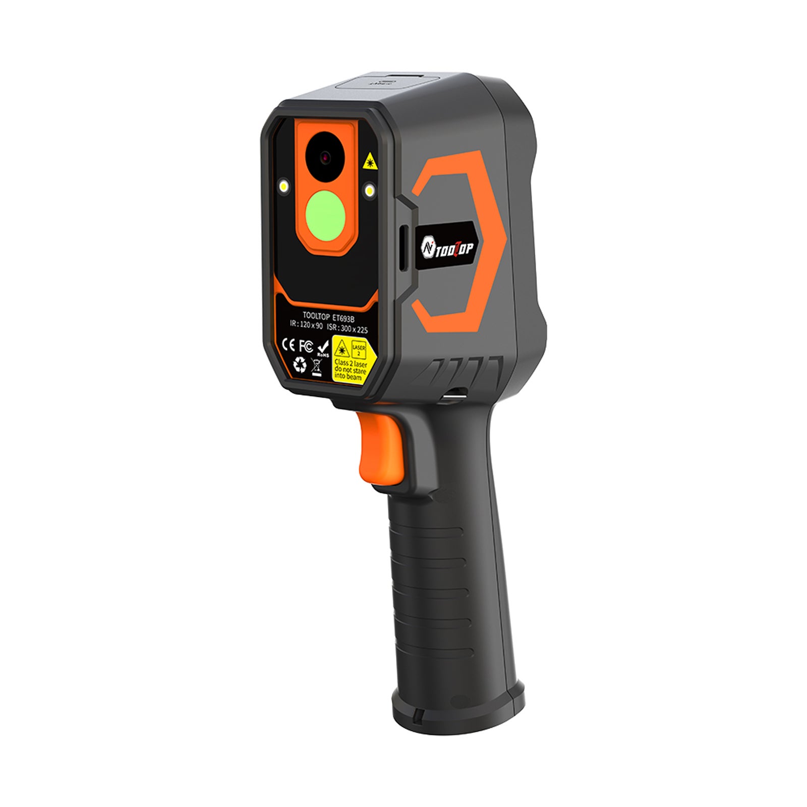 Caméra thermique infrarouge ET693B, résolution améliorée 300 x 225, capteur 120 x 90, analyse sur PC, mesure de -20 à 550 °C - 3