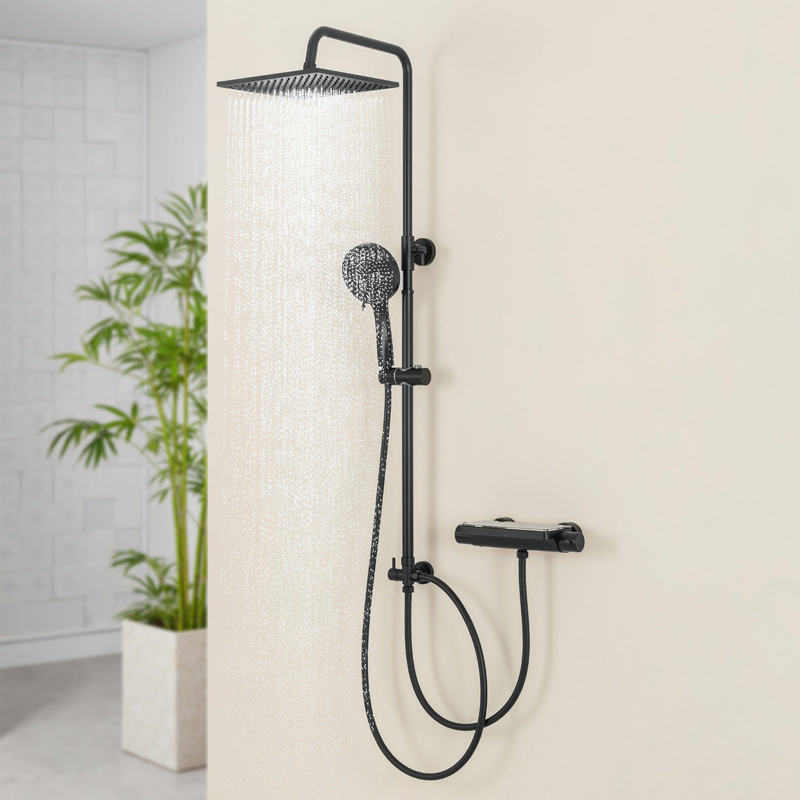 Auralum Leroy Merlin Grifo Ducha Negro Grifo De Cocina Auralum