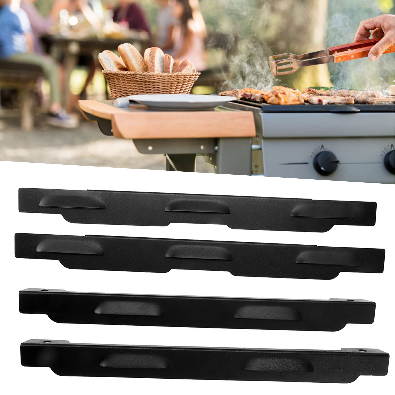Protezione antivento portatile in acciaio inox per barbecue, campeggio, picnic, barbecue - 6