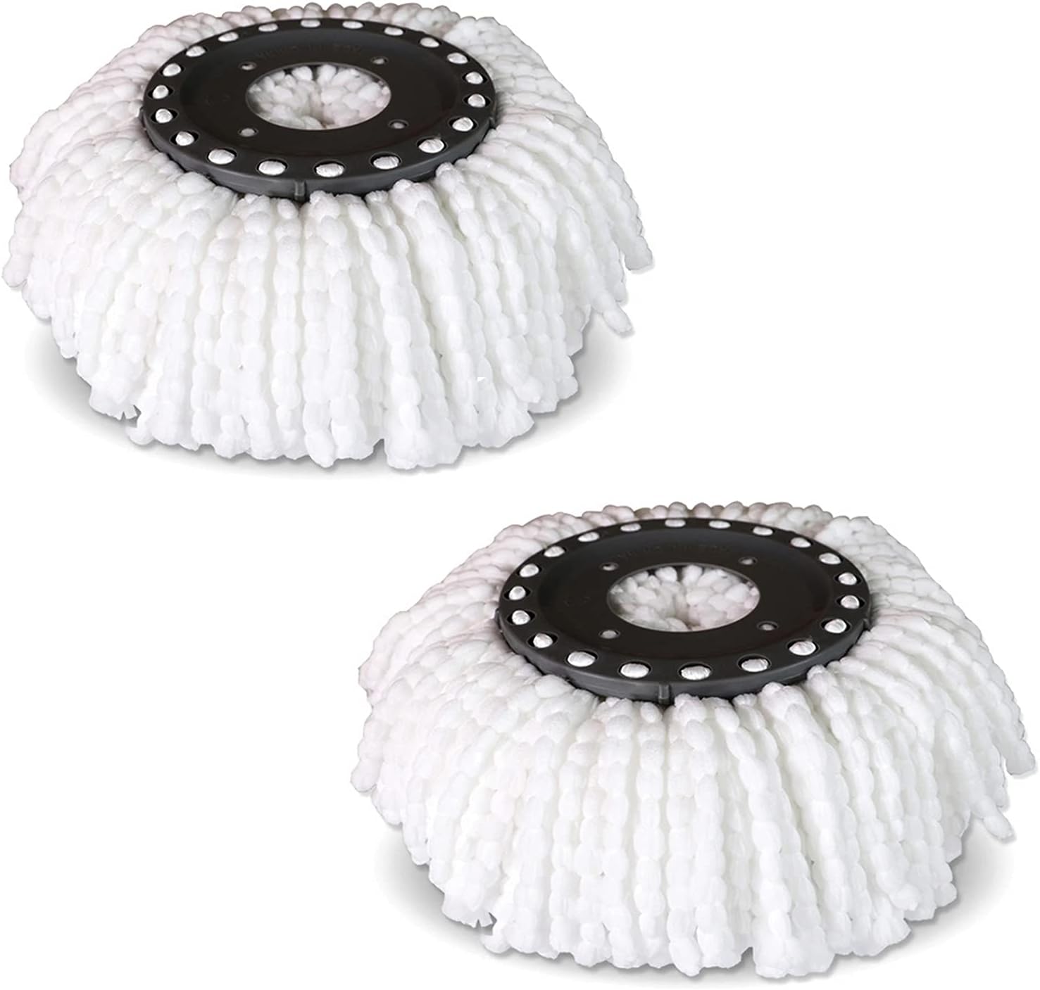 Zestaw 2 wymiennych końcówek mopa z mikrofibry do magicznej miotły 360° Spin Mop