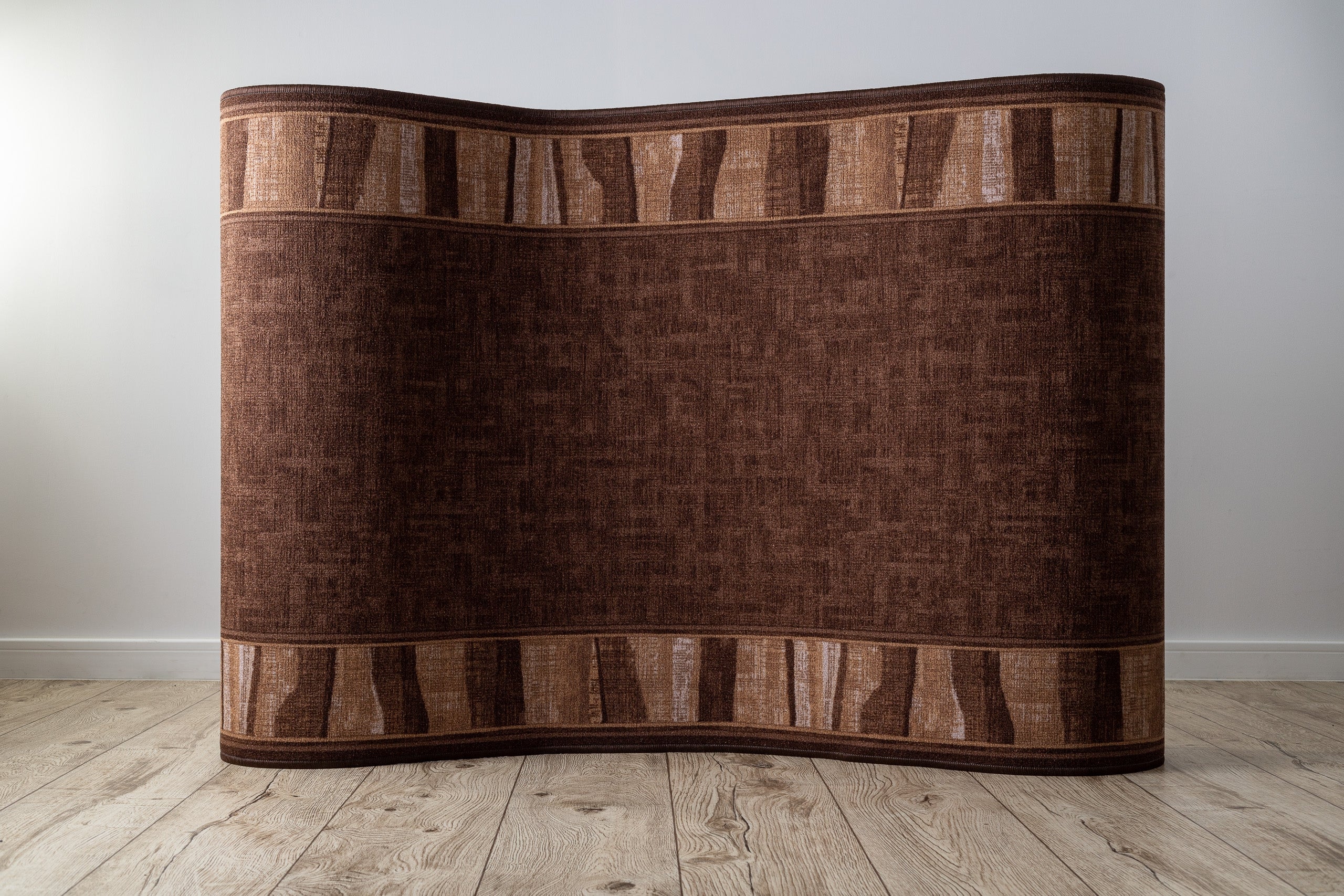 CHODNIK podgumowany LINEA brąz 100cm 100x900 cm - 5