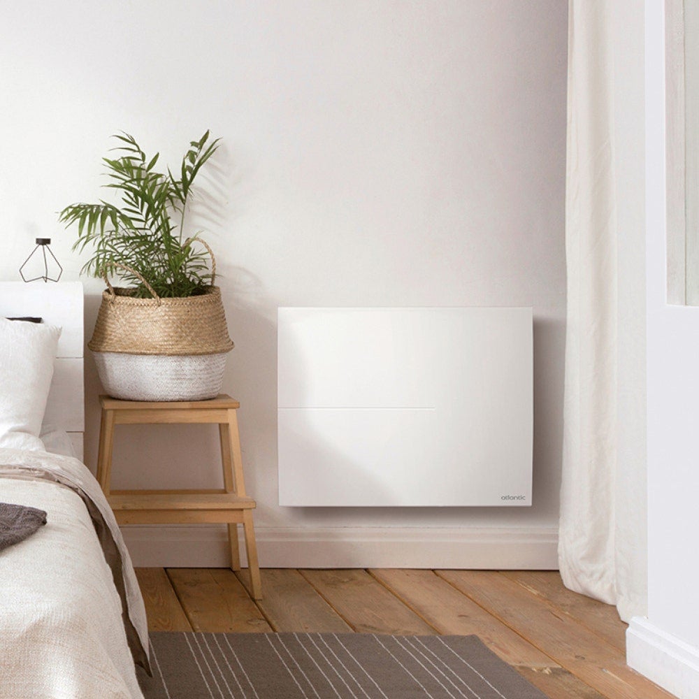 Radiateur digital Sokio horizontal 1000W blanc - ATLANTIC - 503109 - 2