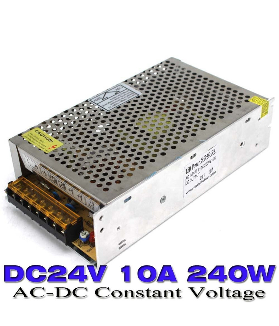 Alimentatore 240W 24V 10A AC/DC - Per LED, Elettronica, Industriale - Foto 12