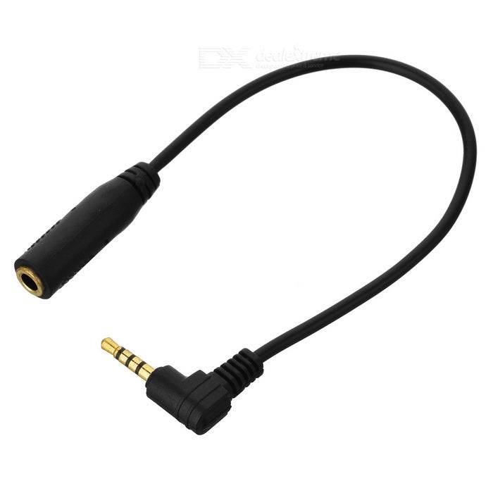 Câble Audio Jack 3,5 Mm Mâle Vers 2 RCA Femelle - Longueur 0,9 M - Connecteurs Plaqués Or