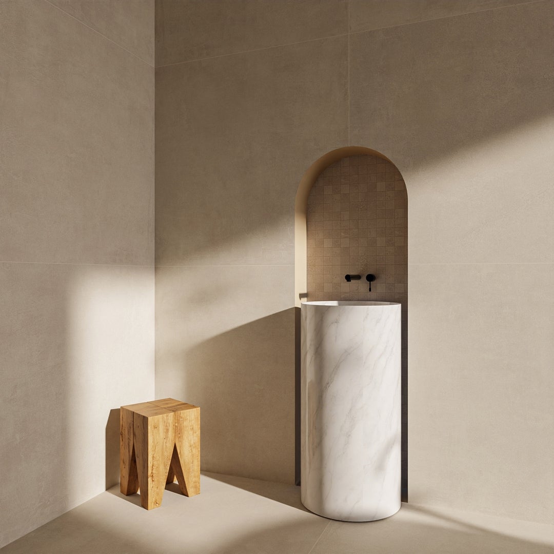 Cemento Materia Sabbia - Piastrelle 75x150 cm 9,5 mm - MCE 5001 75x150 MATT R10 10 mm - 3