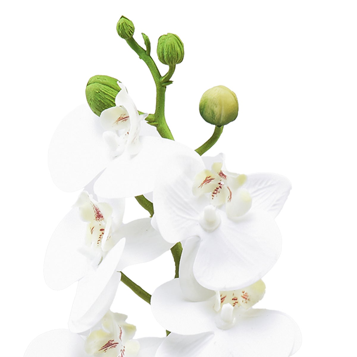 Orchidée Phalaenopsis artificielle blanche 32 cm | Leroy Merlin