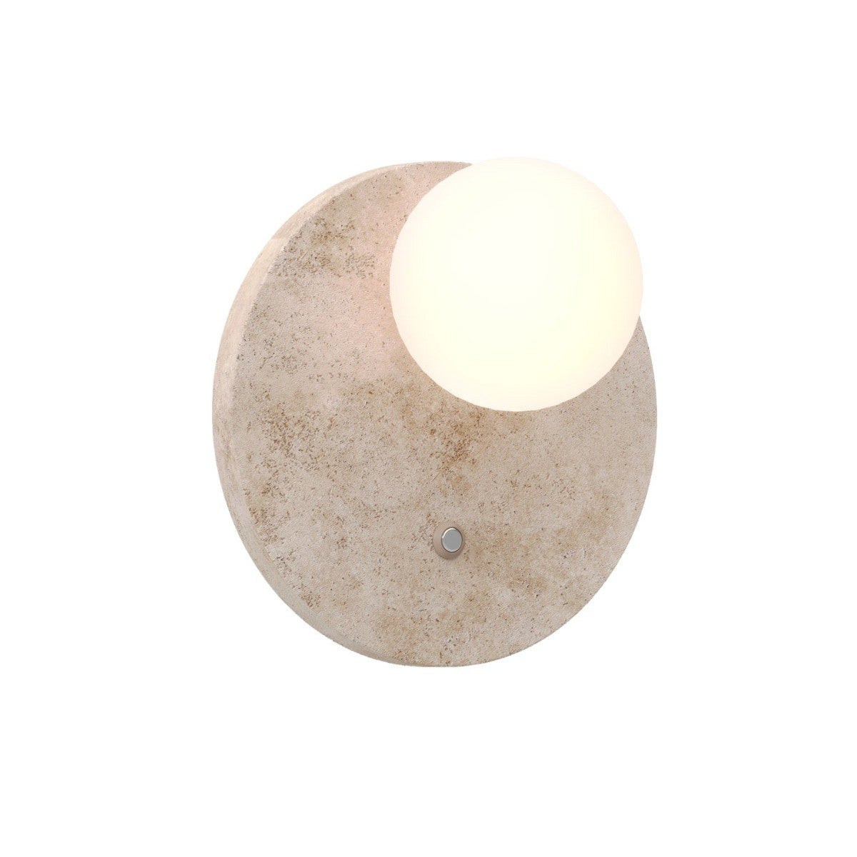 Kinkiet ścienny ozdobny kamień LANDO beżowy 1xG9x15W kamień wym:20x20x15cm IP20 Maxlight