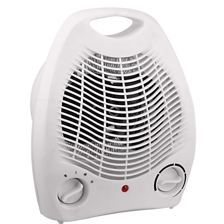 Elektryczny grzejnik nadmuchowy, Grzejnik elektryczny, 1000W / 2000W, Termowentylator 2 ustawienia, Intuicyjne pokrętło, Cichy, Przenośny