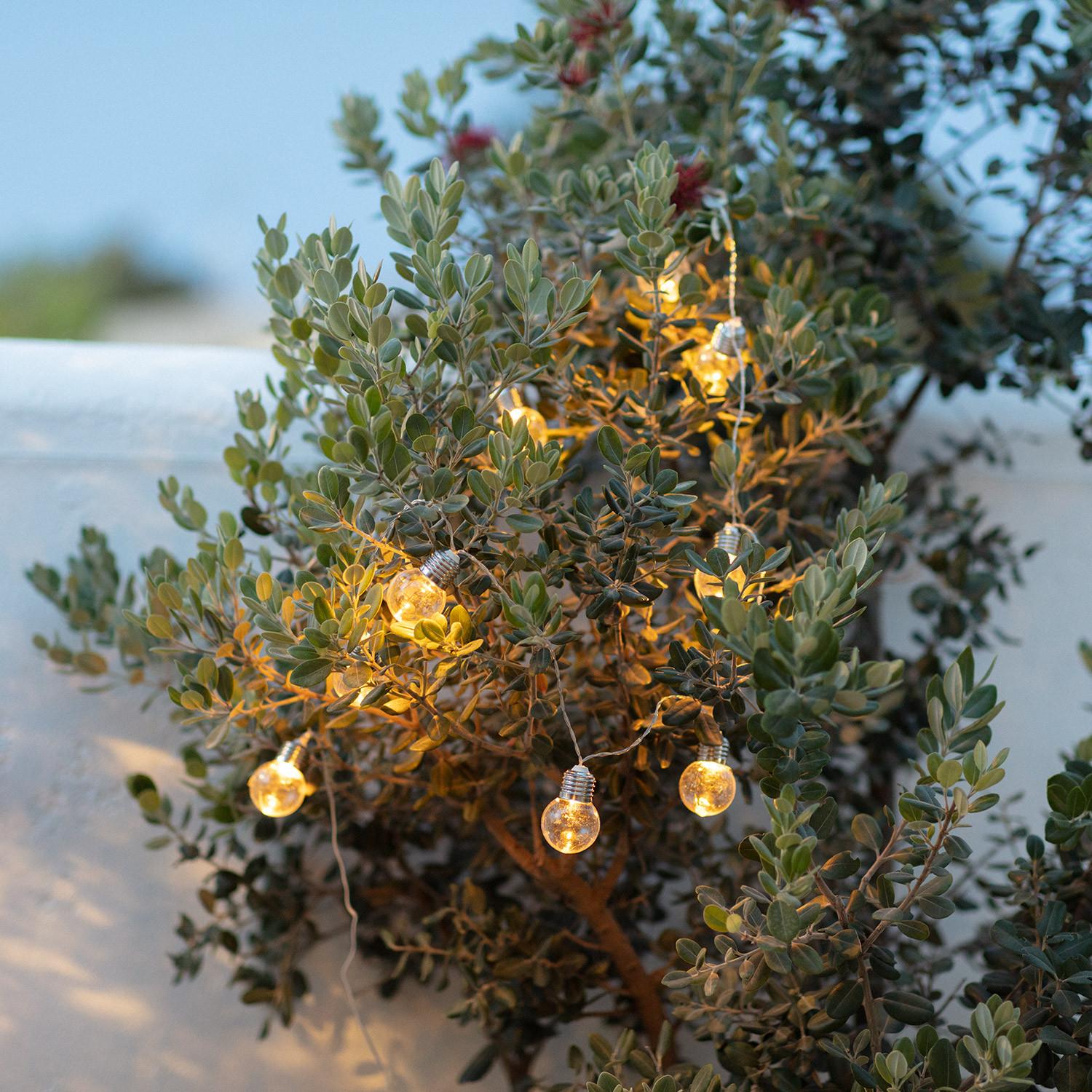 Ledkia Ghirlanda di Lampadine LED Solare Galilei 2m 3000K Bianco Caldo - 4