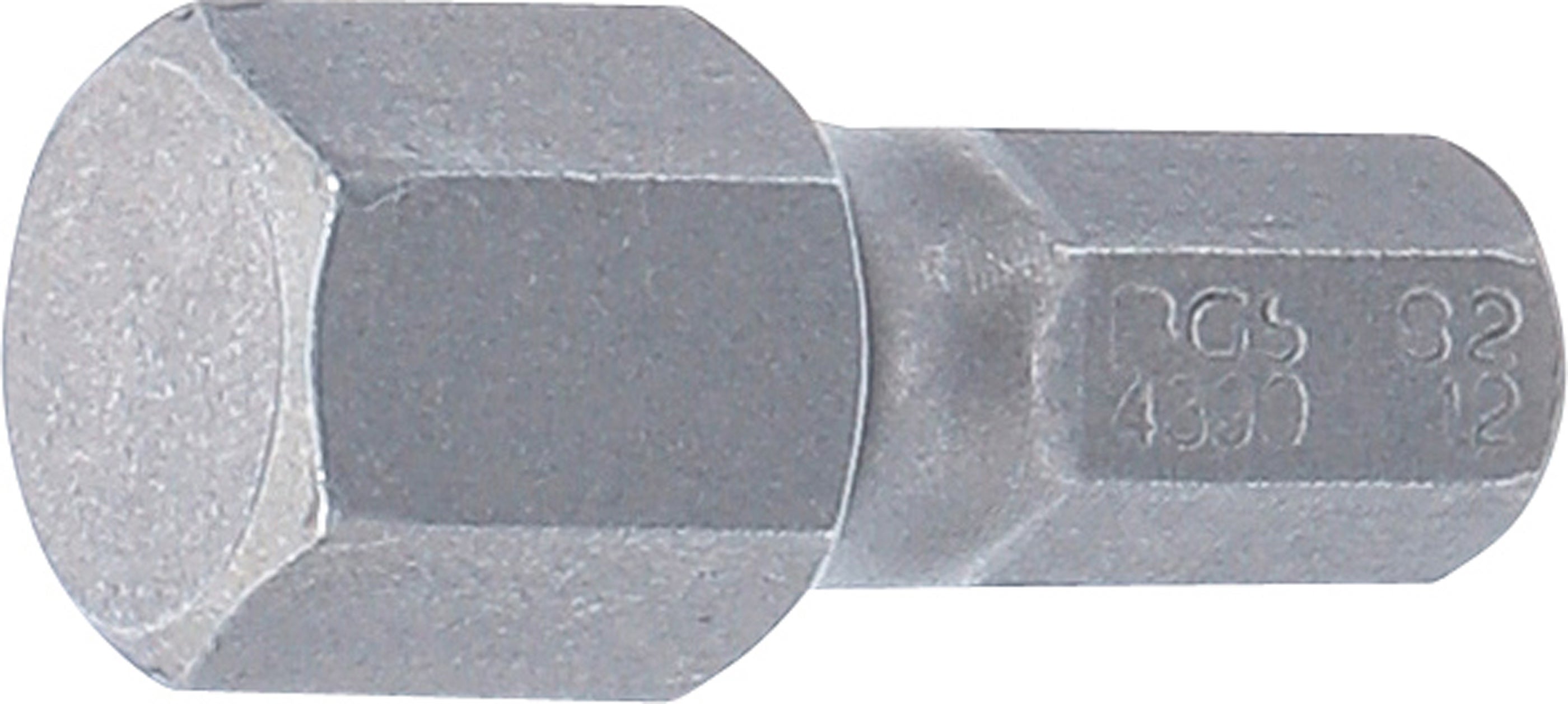 BGS Bit napęd zewnętrzny sześciokątny 8 mm (5/16") wewnętrzny sześciokątny 12 mm - 4390