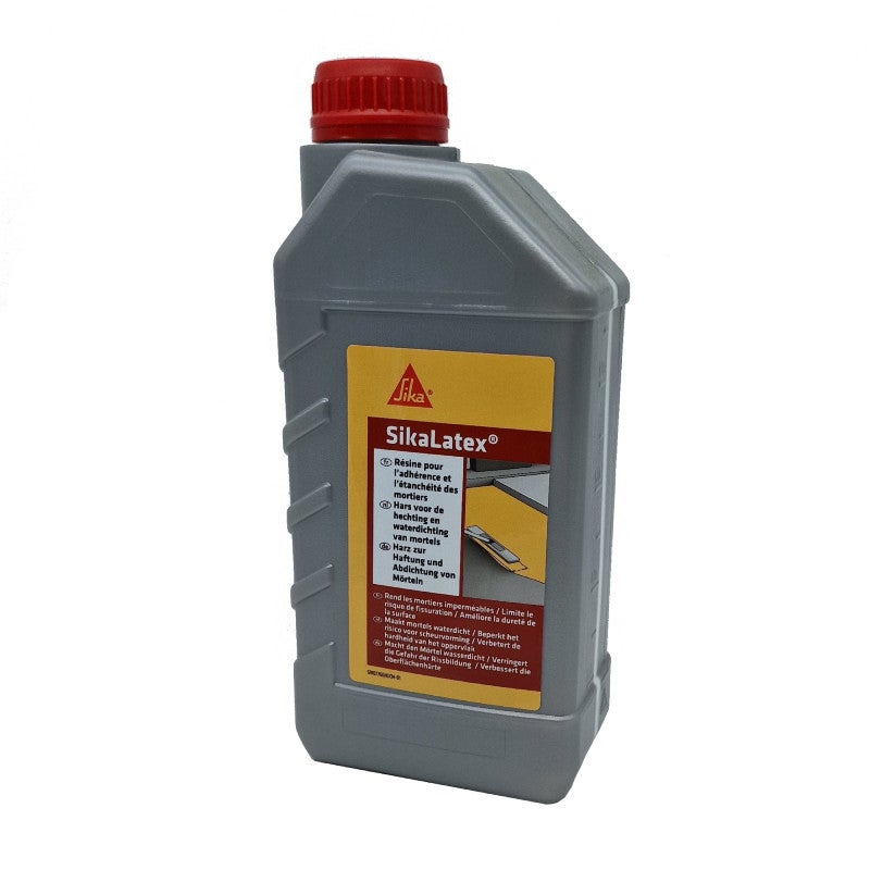 SikaLatex BE - Résine de collage étanche et hydrofuge - Sika - 5 L - 2