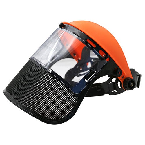 Protection de tête de tondeuse, protection en treillis métallique, protection anti-éclaboussures pour machines de jardin - 2