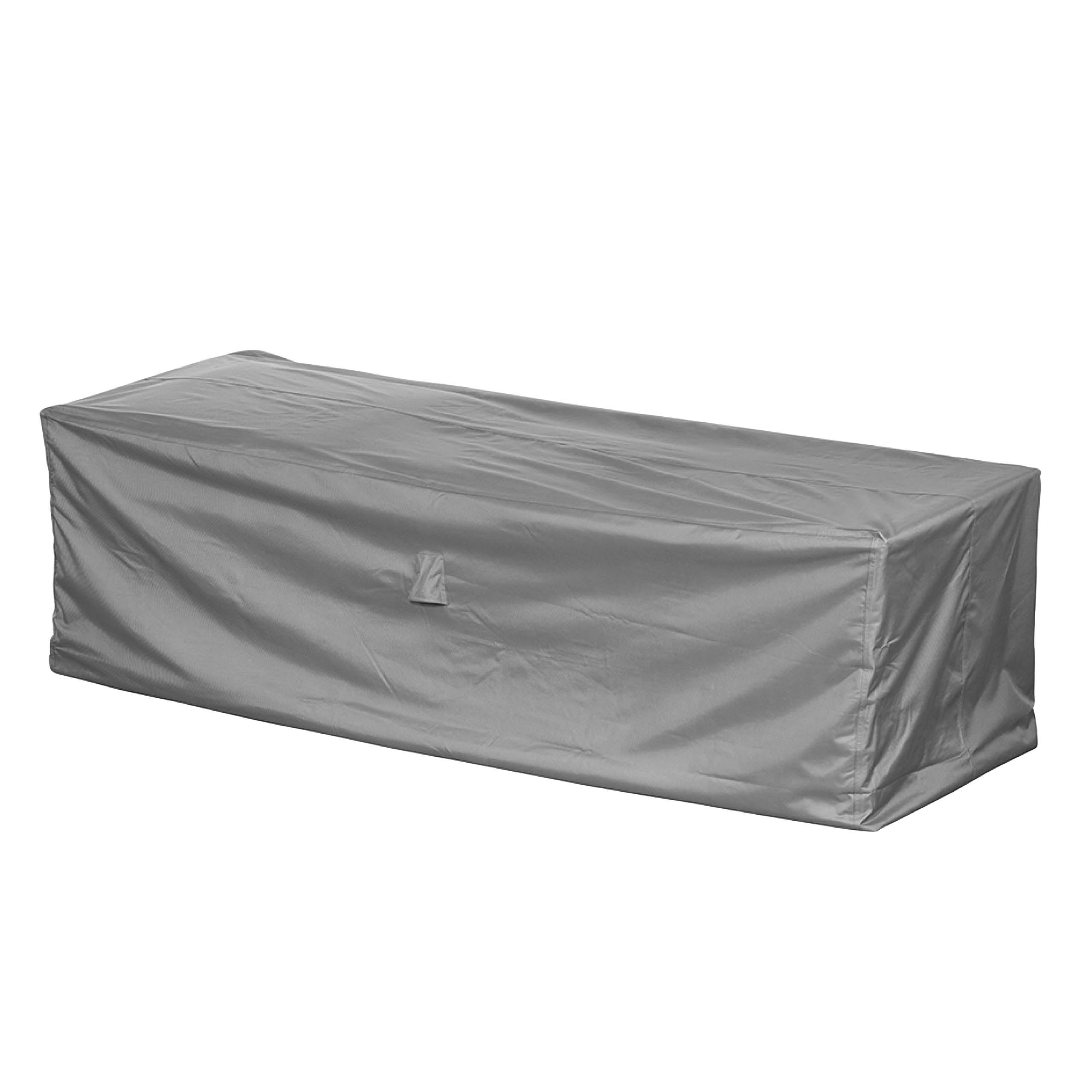 Funda Protectora Para Arenero De 122x122x20 Cm – Poliéster Oxford 600D Impermeable Y Resistente A UV – Color Gris