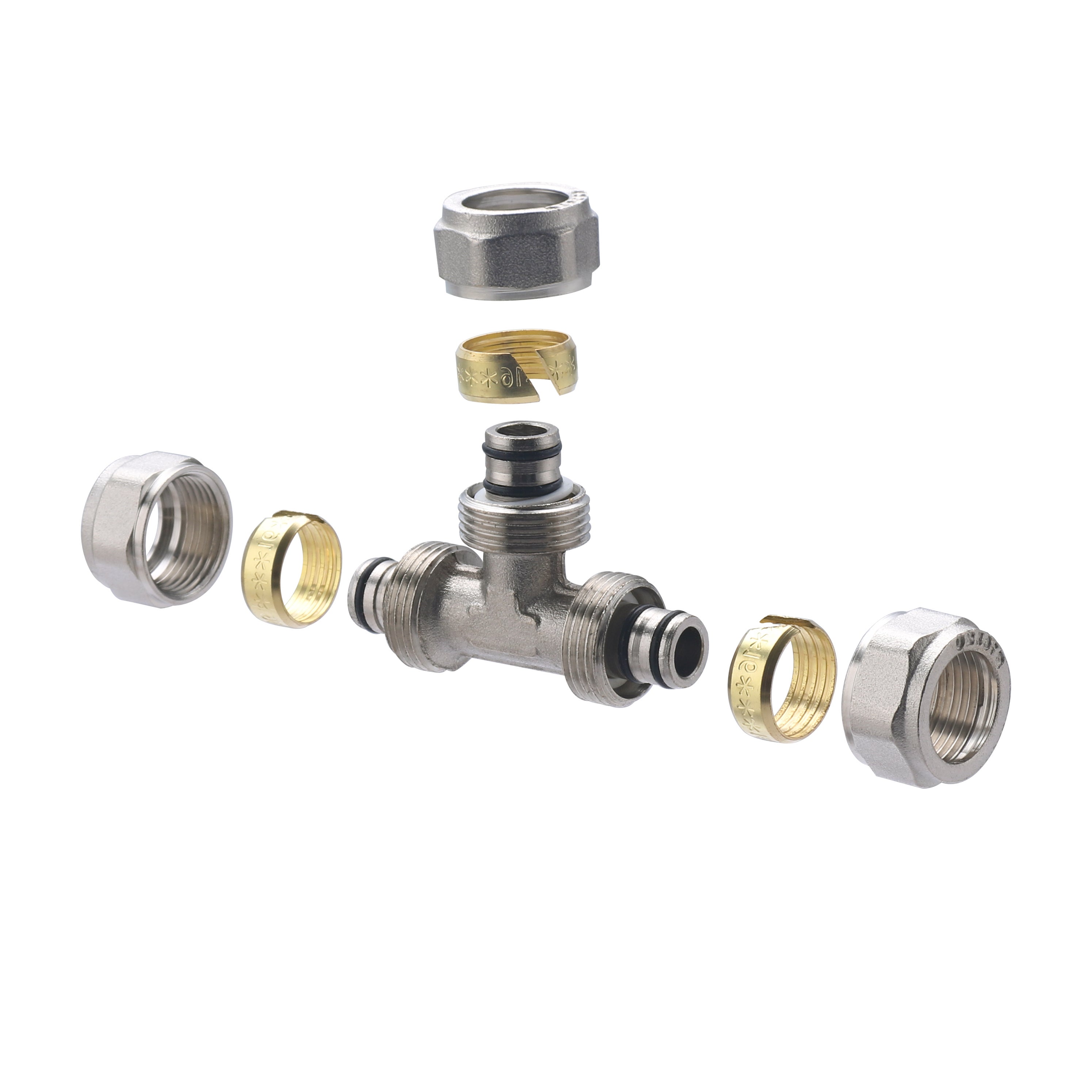 Raccord Multicouche à Compression (à Visser) Té Egal Ø16 NOYON & THIEBAULT - 7
