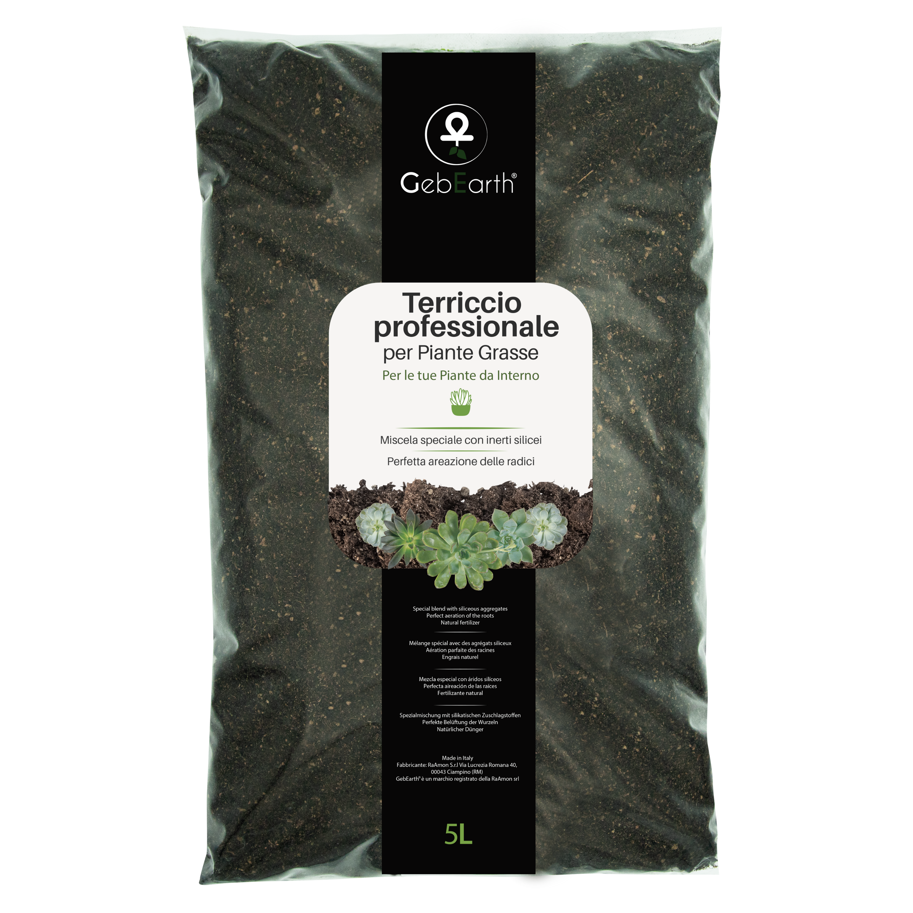 Terriccio Per Piante Grasse E Cactus - Substrato Drenante 5L Con Lapillo E Pomice - Foto 11
