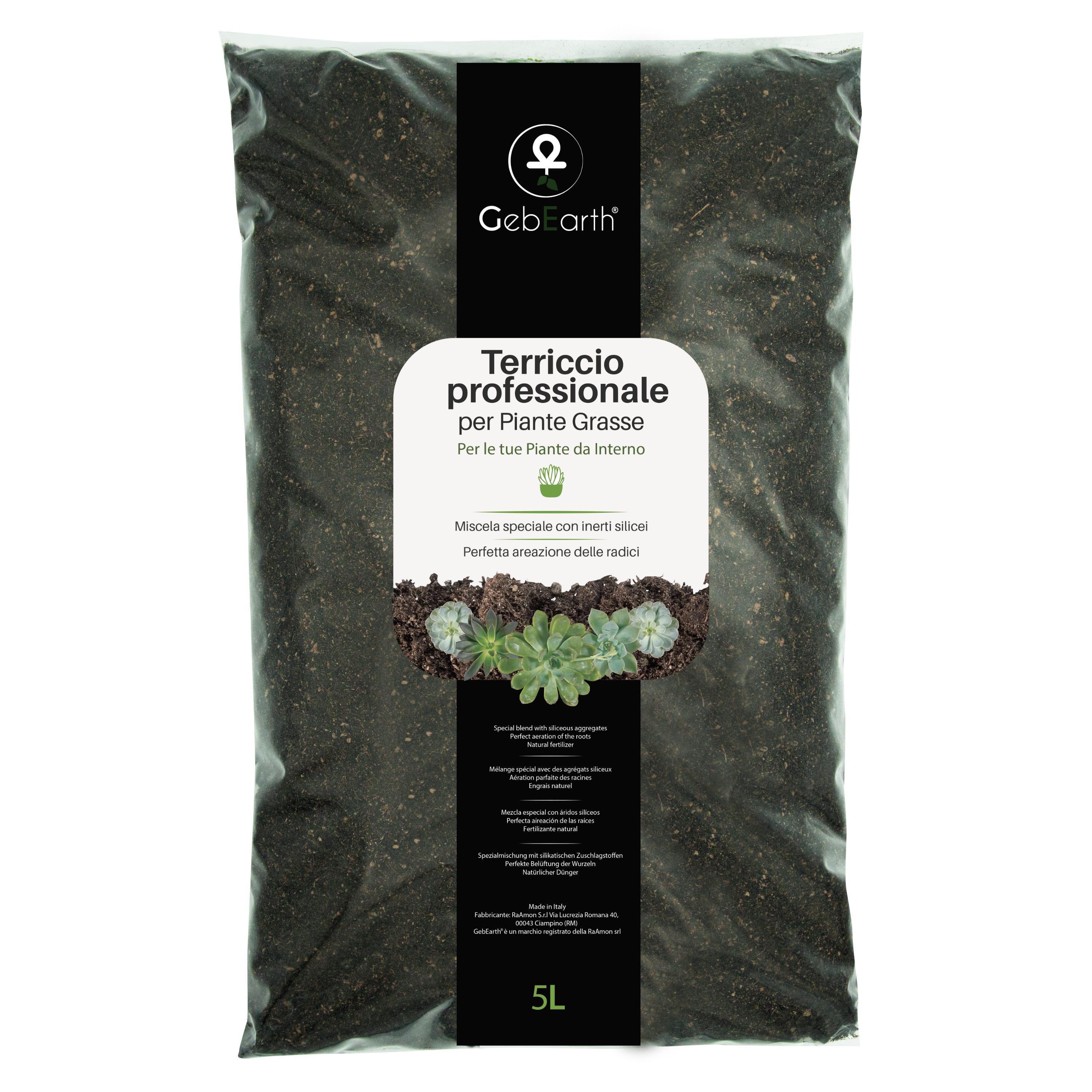 Terriccio Per Piante Grasse E Cactus - Substrato Drenante 5L Con Lapillo E Pomice - Foto 11