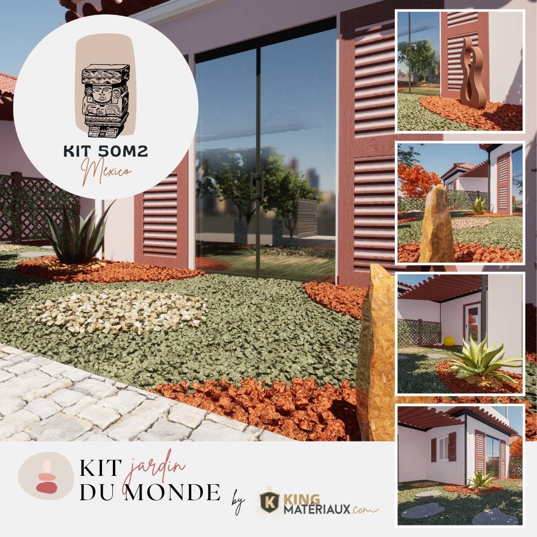 Kit décoration jardin Mexico 50m2 - 4