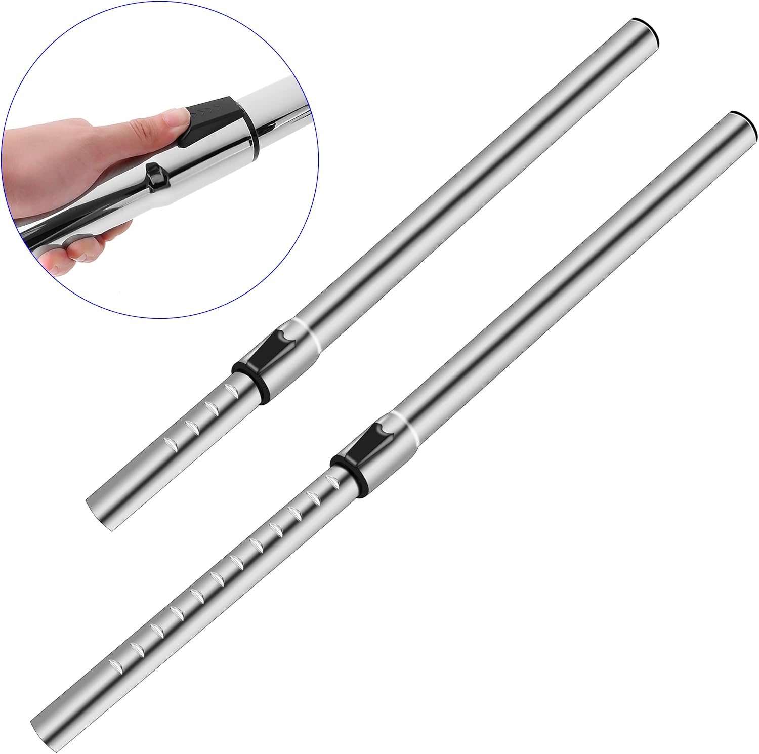 Tuyau d'aspirateur extensible universel de 35 mm, tige télescopique compatible avec AEG, Bosch, Dirt, Devil, Eio, Electrolux, Miele, Philips, Rowenta - 3