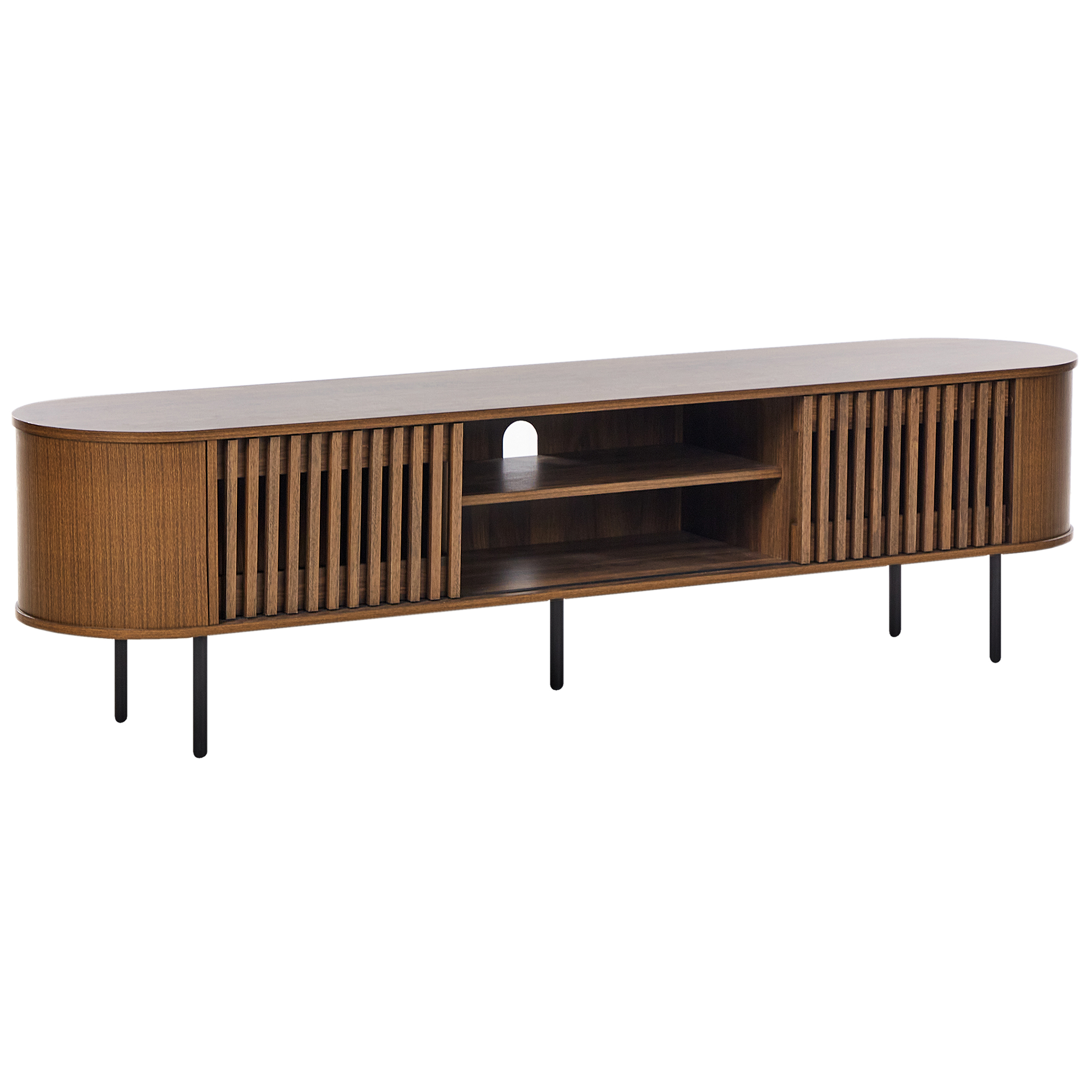 Taroon Beliani Mueble TV TAROON Marrón oscuro | Leroy Merlin
