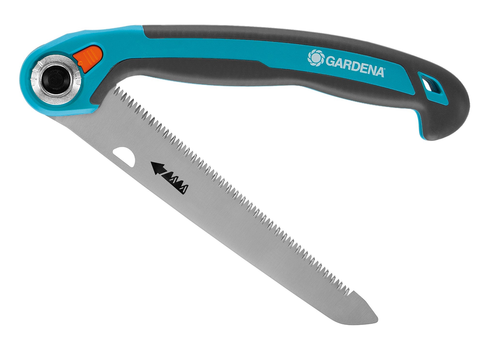 GARDENA Scie à élaguer lame pliable 200P. Coupe lisse et puissance de sciage élevée. Poignée ergonomique. Lame verrouillable en 3 positions. (8743-20) - 2