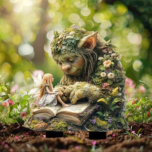 Lot De Piquets De Jardin Décoratifs En Acrylique - Trolls Et Fées, Résistants Aux Intempéries