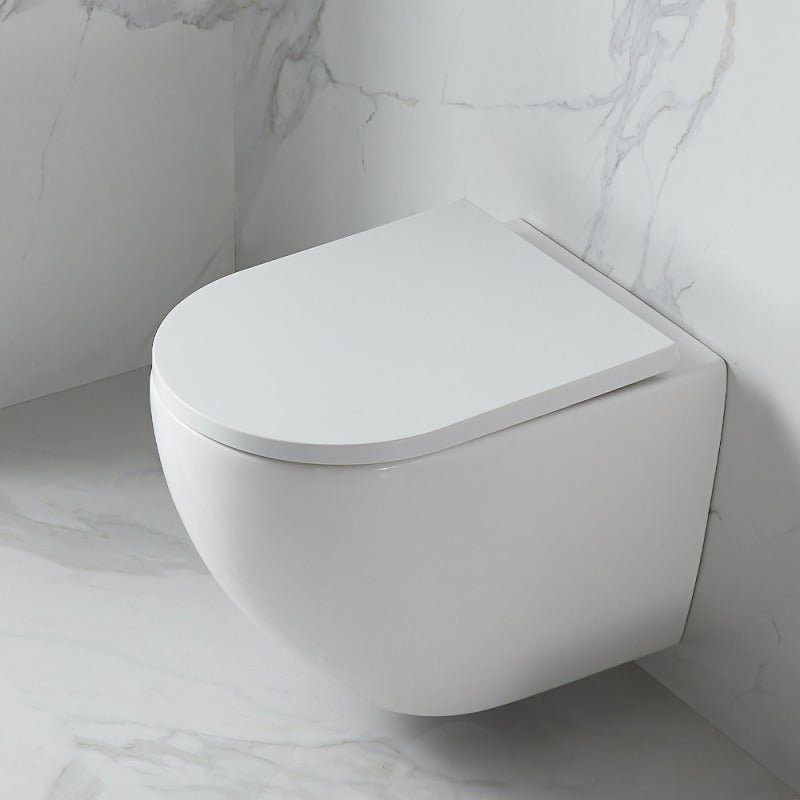 Pack WC Bâti autoportant + WC sans bride Vortex SAT Fusion + Abattant softclose + Plaque Chrome - 4