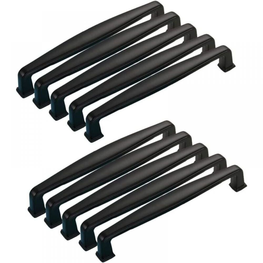 Uchwyt meblowy, Rozstaw otworów 128mm, 10 sztuk, drążek do drzwi szafki kuchennej, sypialnia