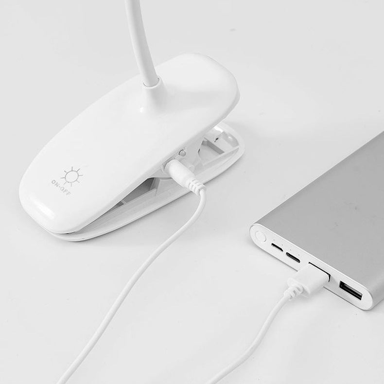Lampe de bureau sans fil, lampe de table LED rechargeable, lampe de lecture à intensité variable, lampe à pince, veilleuse, 3 températures de couleur - 6