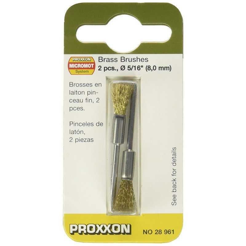 Set perii din bronz, slefuire metal Proxxon 28961, O8 mm, 2 bucati ...