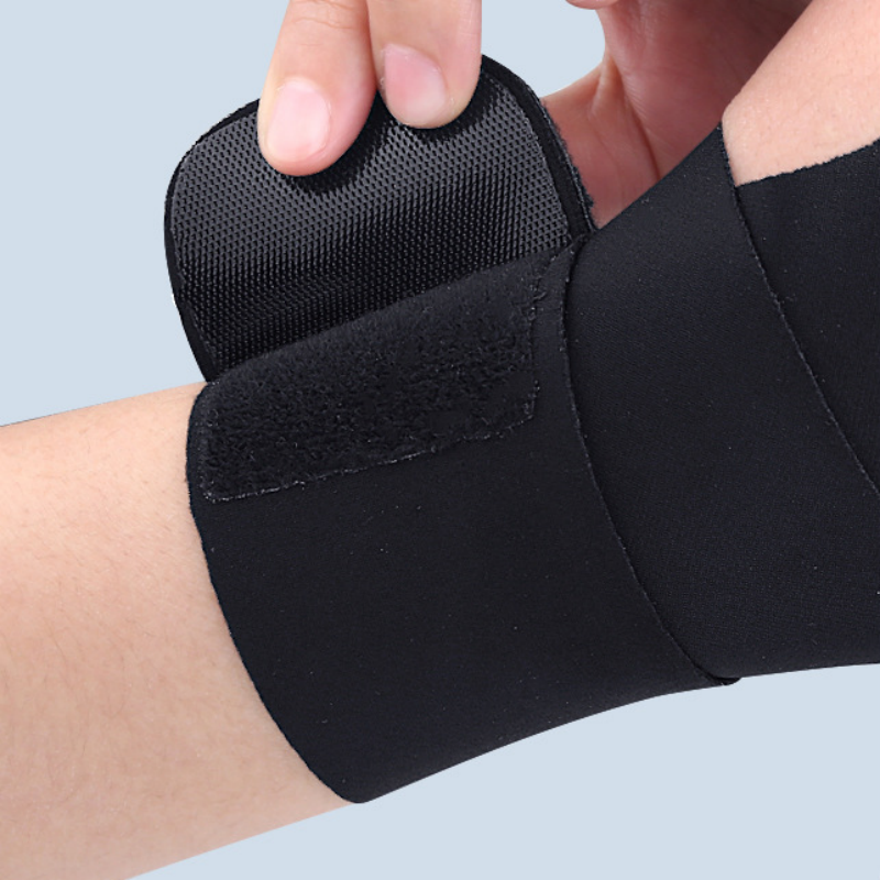 COPPIA POLSINI STRINGENTI SUPPORTO TUTORE PER POLSO SPORT PROTEZIONE PESI BLU