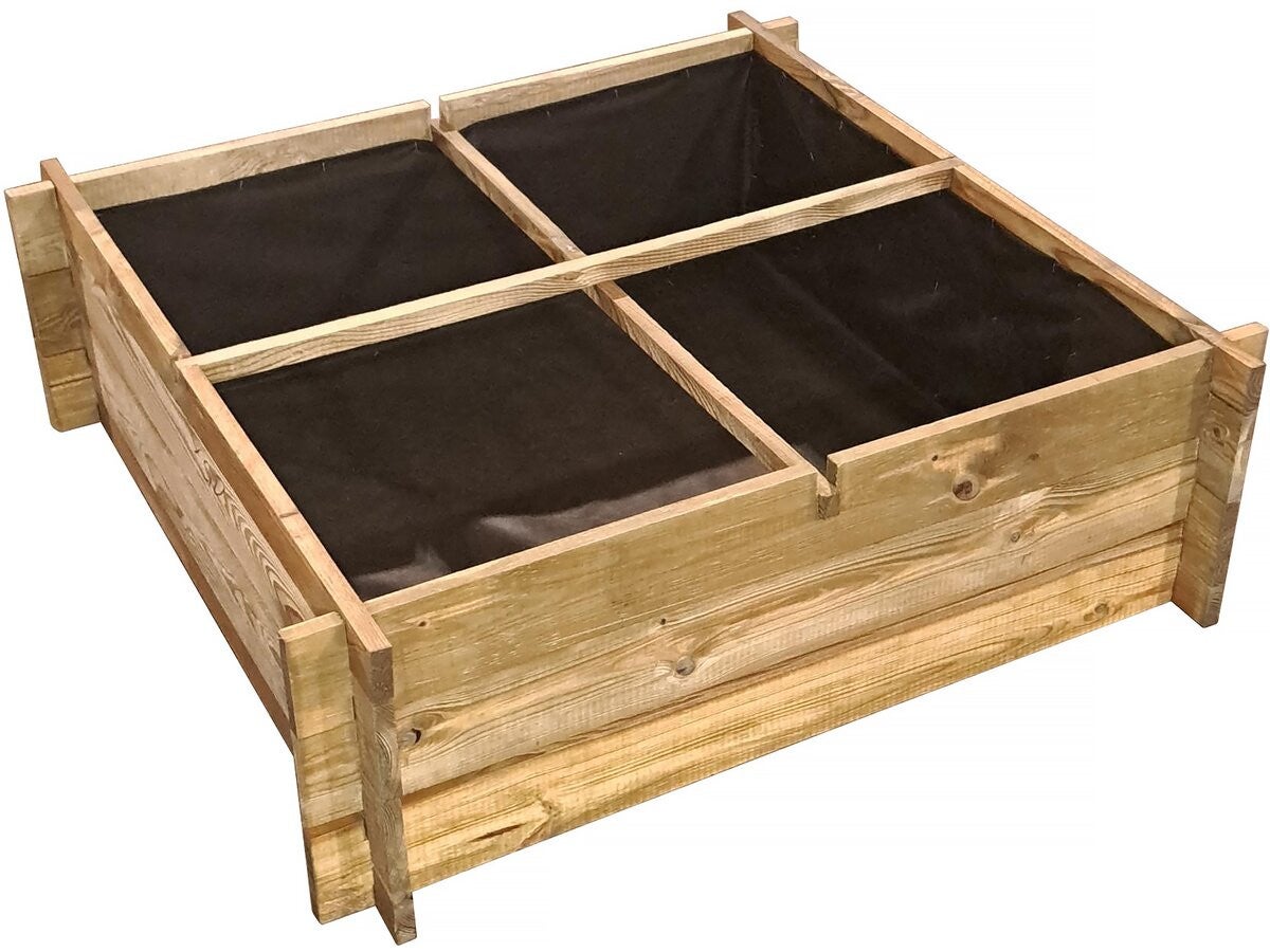 Kwadratowy ogródek warzywny "Aroma" - 100 x 100 x 30 cm