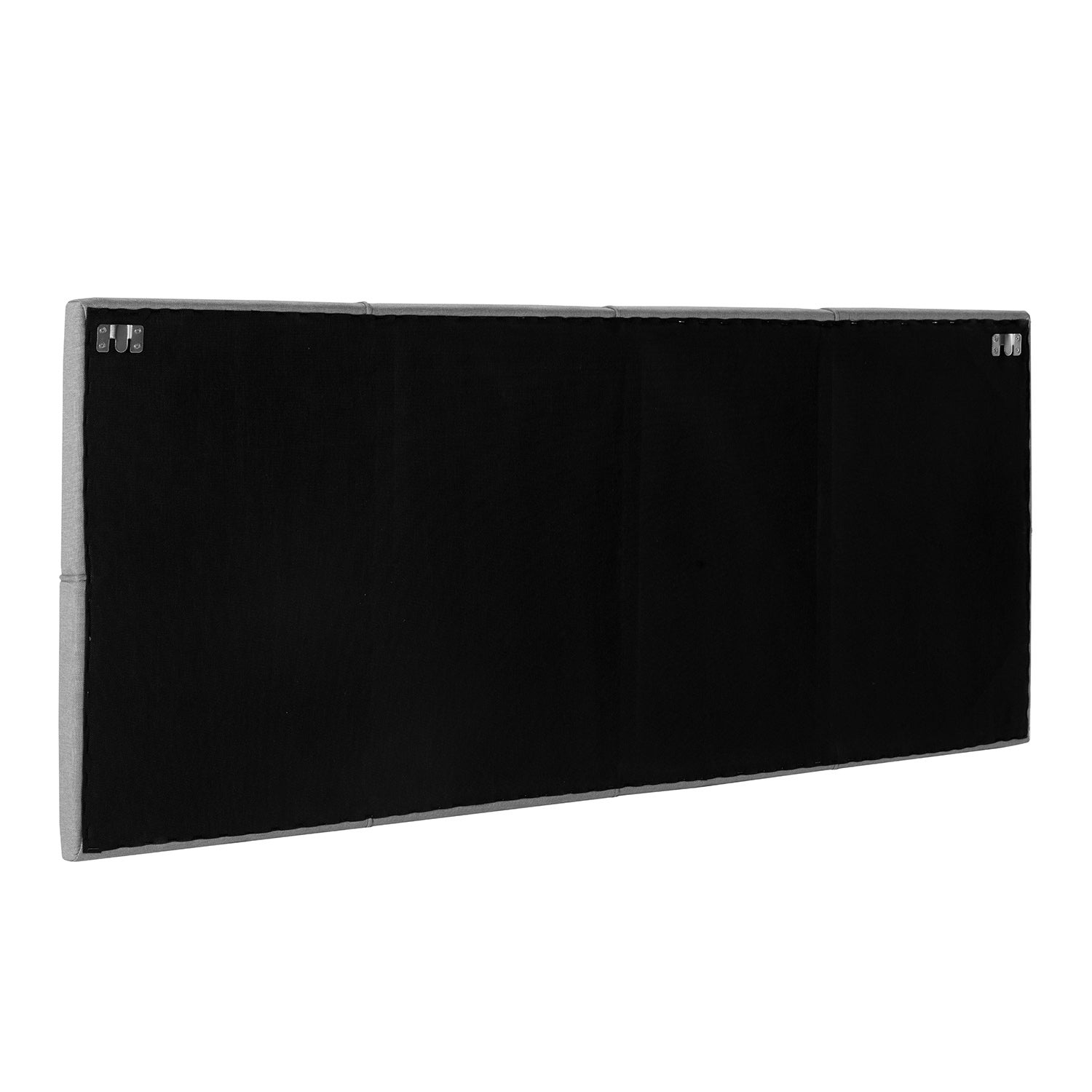 Cabecero tapizado Sicilia 150x60 cm color Gris Claro - 4