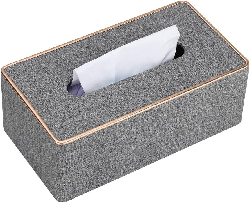Long étui de boîte à mouchoirs en cuir pour bureau, maison Long étui de boîte à mouchoirs en cuir pour bureau, maison