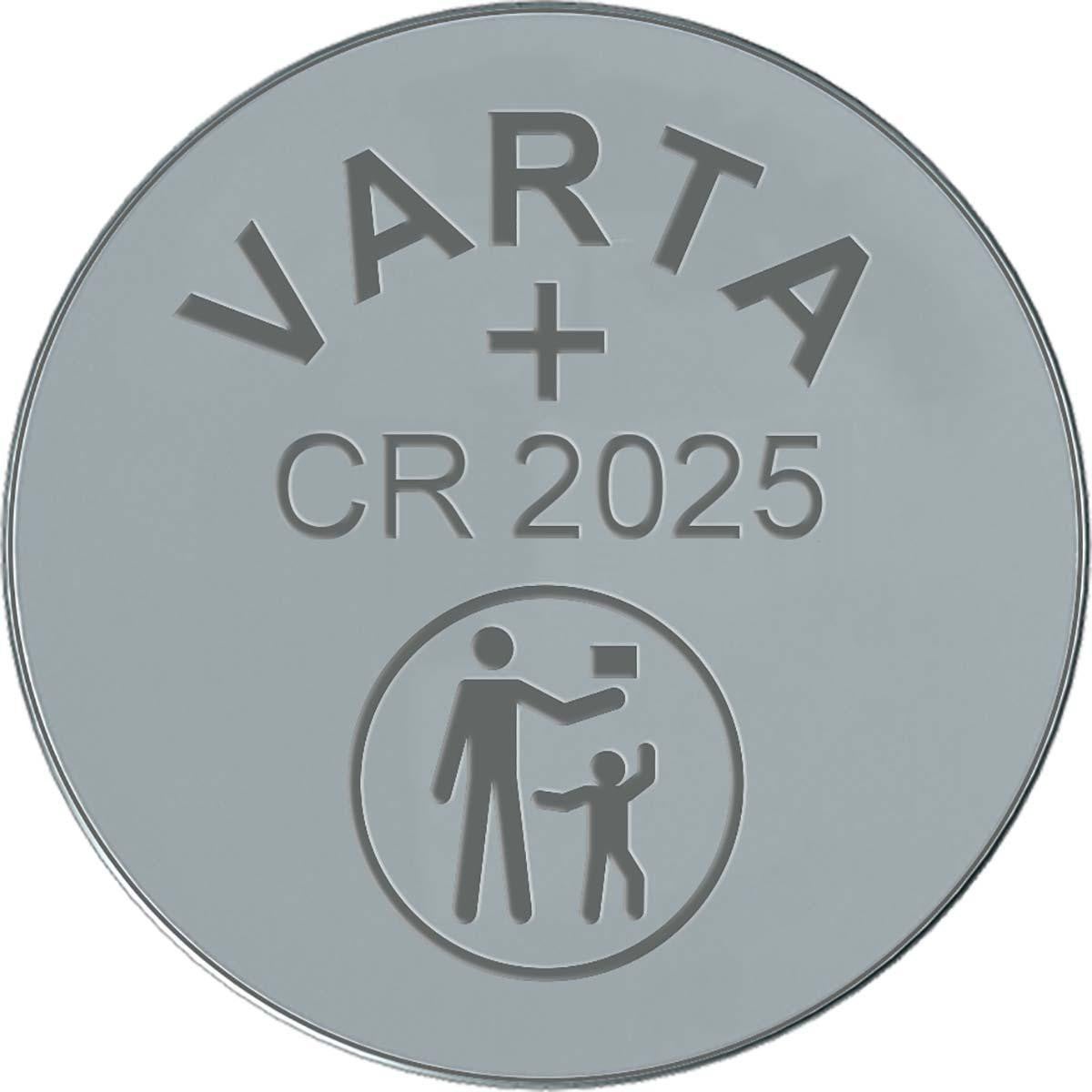 VARTA Pile bouton au Bouton Lithium CR2025 3 V 1-Blister - 2