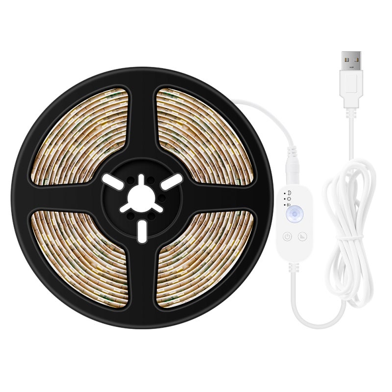 Regulowana taśma LED USB, Detekcja PIR, 3m 180LED, Światło sznurkowe - Do TV/Komputera/Domu/Kuchni, Dekoracja