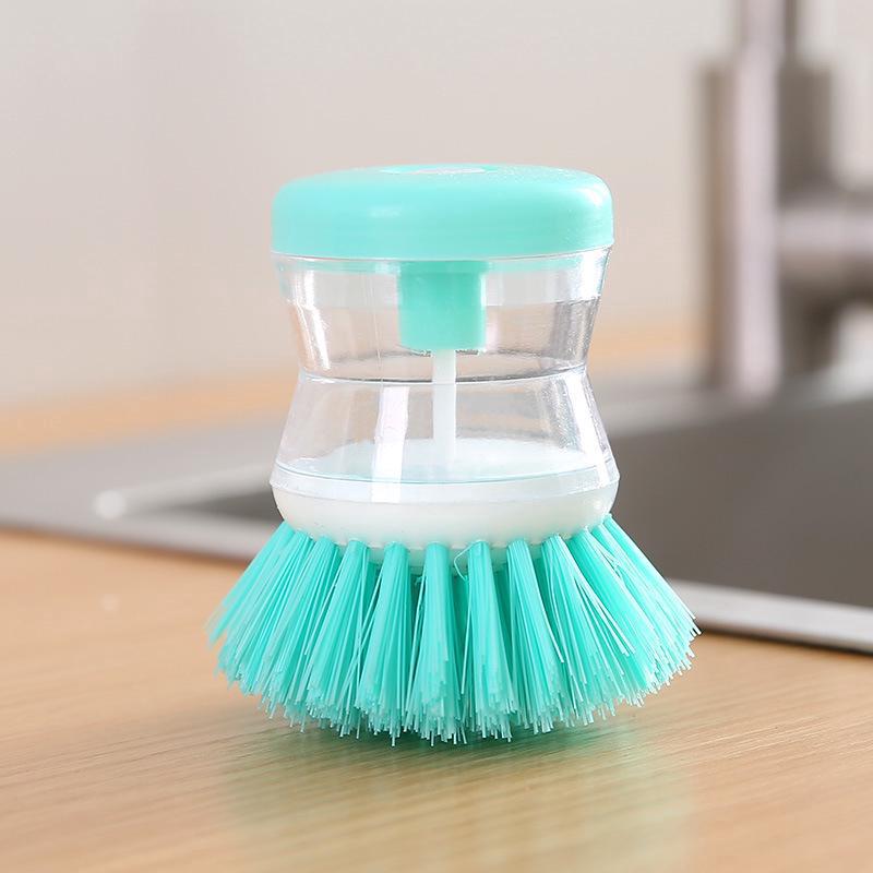Brosse à vaisselle avec évier - Outil de lavage et de nettoyage de cuisine bleu Brosse à vaisselle pour nettoyer les casseroles et les éviers